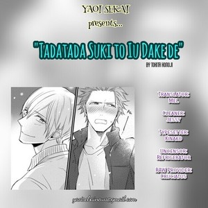 [TOKITA Honoji] Tadatada Suki to Iu Dake de [Eng] – Gay Comics image 044.jpg