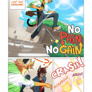 [Powfooo] No Pain No Gain [Eng] – Gay Comics image 002.jpg