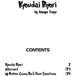 [TSUGE Amayo] Kyoudai-Biyori [Eng] – Gay Comics image 007.jpg