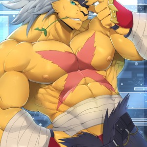 [Sollyz Sundyz] BanchoLeomon (Digimon) – Gay Comics image 006.jpg