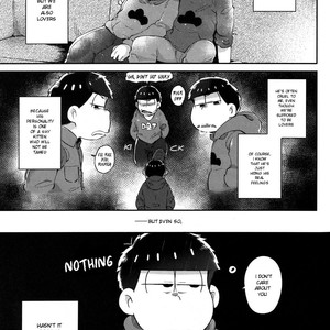 [Momoiro-netsuduki (Kisaki Nana)] Honne to Tatemae – Osomatsu-san dj [Eng] – Gay Comics image 002.jpg