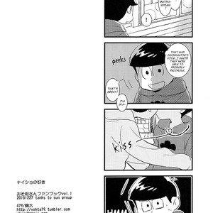 [479/ Youta] Osomatsu-san dj – Naisho no suki [Eng] – Gay Manga image 021.jpg