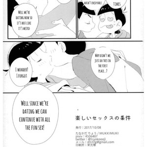 [mukkimuki] tanoshi sex no joken – Osomatsu San dj [Eng] – Gay Manga image 033.jpg