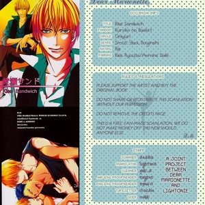 [Oniyuri (Tayoko)] Kuroko no Basuke dj – Kise Sandwich [Eng] – Gay Manga image 024.jpg