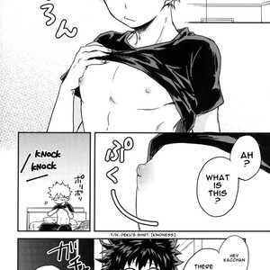 [Nakimushi Jack (Unomaru)] Bakugo-Kun no chikubi ga kanisasareru-banashi – Boku no Hero Academia dj [Eng] – Gay Manga image 003.jpg