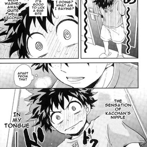 [Nakimushi Jack (Unomaru)] Bakugo-Kun no chikubi ga kanisasareru-banashi – Boku no Hero Academia dj [Eng] – Gay Manga image 016.jpg