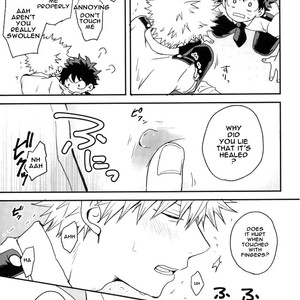 [Nakimushi Jack (Unomaru)] Bakugo-Kun no chikubi ga kanisasareru-banashi – Boku no Hero Academia dj [Eng] – Gay Manga image 038.jpg