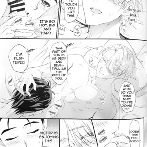 [Shibainu Lab (hori)] Yubisaki kara hachimitsu – Yuri!!! on Ice dj [Eng] – Gay Manga image 014.jpg