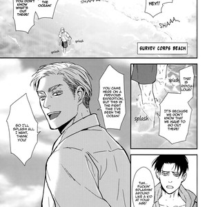 [Sagawa Miku] Shingeki no Kyojin dj – The sea,clear skies, and two guys [Eng] – Gay Manga image 005.jpg