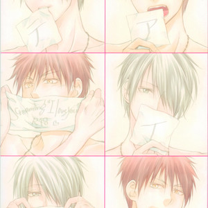 [REDsparkling] Screaming “I Love You” – Kuroko no Basuke dj [Eng] – Gay Manga image 001.jpg