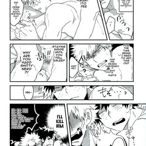 [Evenso Kyoku Kana tomo] Okinuke ippatsu! O mezame ♂ mōningushotto – Boku no Hero Academia dj [Eng] – Gay Manga image 003.jpg