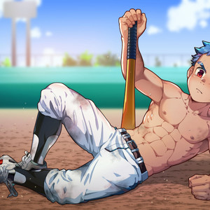 [AhrStudio] Patreon Free CG Baseball Set – Gay Comics image 003.jpg