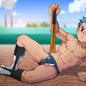 [AhrStudio] Patreon Free CG Baseball Set – Gay Comics image 006.jpg