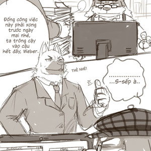 [Hikuchi] Night in the office [Vi] – Gay Comics