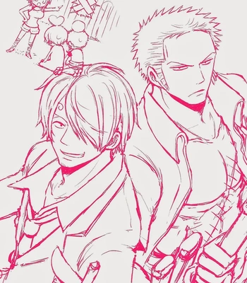 [Shijo Tril x Tril (Mayama Mirai)] oshihiki, 0 centimeter – One Piece dj [Eng] — 2