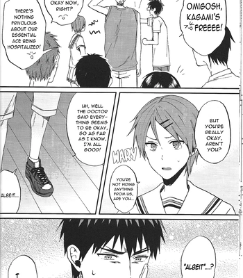 [Uncomura/ Unkopu, YS (Satou), NB (Kon)] Are You Really Kagami-kun – Kuroko no Basket dj [Eng] — 18