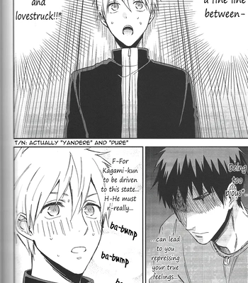 [Uncomura/ Unkopu, YS (Satou), NB (Kon)] Are You Really Kagami-kun – Kuroko no Basket dj [Eng] — 090