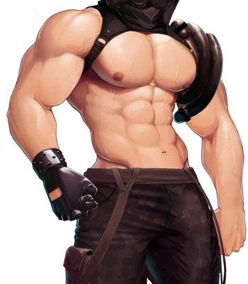 [Haruaki] 2022 12 Gas-masked man in warehouse district — 007