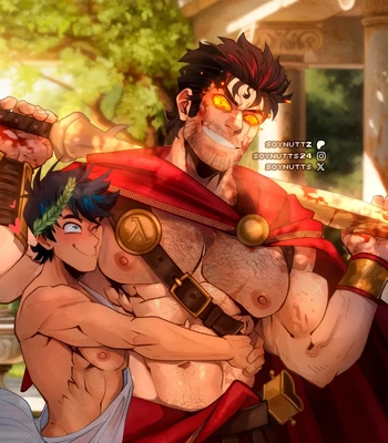 [Soynutts] Percy x Poseidon, Ares (Percy Jackson) — 039