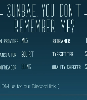 [Angma] Seonbae, Don’t You Remember Me? [Eng]