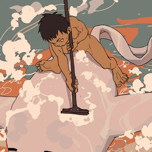 [Doronko Yuuyake] Ketsuge Pool Side Banka | Afterschool Poolside – Late Summer [Esp] – Gay Comics image 039.jpg