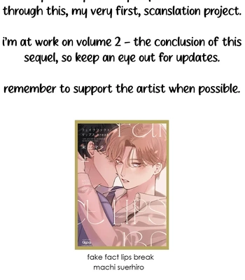 [SUEHIRO Machi] Fake Fact Lips break – Vol.01 [Eng] — 191