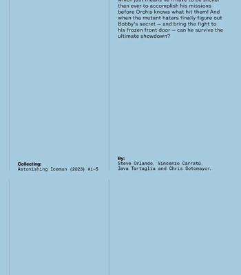 [Steve Orlando, Vincenzo CARRATU] Astonishing Iceman: Out Cold (2024) [Eng] — 138
