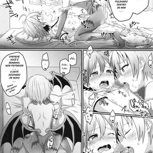 [Koneko Gumi (Poron)] Lilith-kun to Nenneko Shimasho – Darkstalkers dj [Portuguese] – Gay Comics image 016.jpg