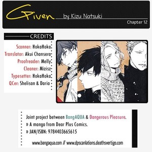 [KIZU Natsuki] Given – Vol.03 [Eng] – Gay Comics image 001.jpg