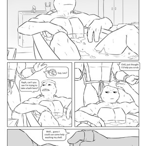 [MsObscure] A Not So Calming Bath – TMNT dj [Eng] – Gay Comics image 002.jpg