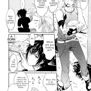 [Inufuro] Nanda, Tada no Erobon ka. | Oh, It’s Just Your Average Porn Mag – Final Fantasy XV dj [Eng] – Gay Comics image 004.jpg