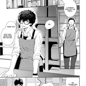 [downbeat (Kirimoto Yuuji)] Cafe LeBlanc no baito kun ni saimin – Persona 5 dj [Eng] – Gay Comics image 004.jpg