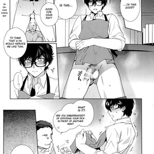 [downbeat (Kirimoto Yuuji)] Cafe LeBlanc no baito kun ni saimin – Persona 5 dj [Eng] – Gay Comics image 006.jpg