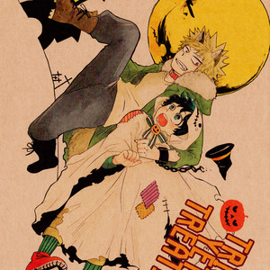[Kuzutetsu (Nasuo)] Trick Yet Treat – Boku no hero academia dj [JP] – Gay Comics image 001.jpg