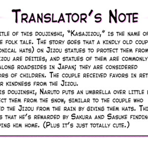 [IZUMIBARA Rena] Naruto dj – Kasajizou [Eng] – Gay Comics image 001.jpg