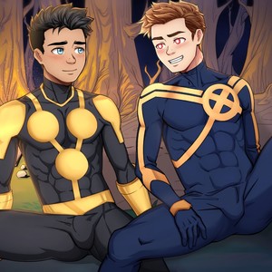 [Suiton] Nova X Young Cyclops #1 (Marvel Champions) – Gay Comics image 002.jpg