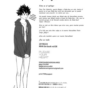 [dokosahekisaensan (aroe)] PLEASE YOUR HEART- Boku no Hero Academia dj [Esp] – Gay Comics image 037.jpg