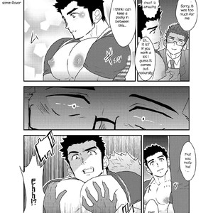 [Sorairo Panda (Yamome)] Suddenly I got stuck in the elevator with the big breasted delivery big bro [Eng] – Gay Comics image 010.jpg