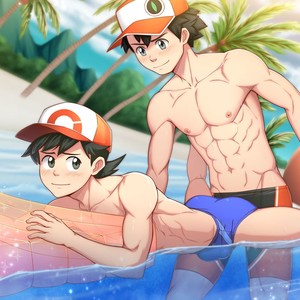 [Suiton] Pokemon Let’s go – Red X Chase #1 – Gay Comics image 001.jpg