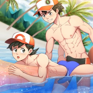 [Suiton] Pokemon Let’s go – Red X Chase #1 – Gay Comics image 002.jpg