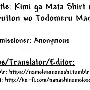 Kimi ga Mata Shirt no Button wo Todomeru Made – Kuroko no Basuke dj [Eng] – Gay Comics