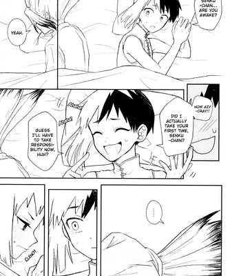 [Kitsune-iro (Amehage)] Dr. Stone dj – Banana wa Osake de Hairimasu ka? [Eng] — 038
