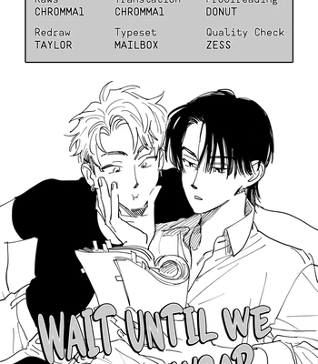 [UNO Yukiaki] Wait Until We Wrap [Eng]