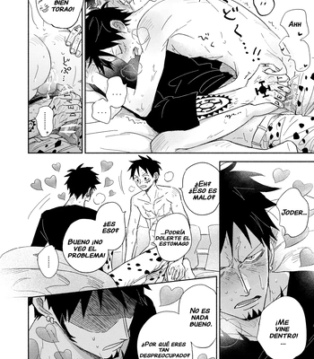 [HONEY LEMON (Hachimitsu)] Es una habitación de la que no puedes salir a menos que te comas los corazones – One Piece dj [Spa] — 027
