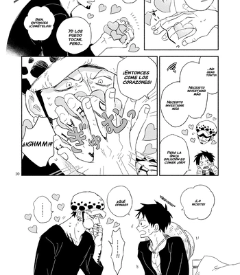[HONEY LEMON (Hachimitsu)] Es una habitación de la que no puedes salir a menos que te comas los corazones – One Piece dj [Spa] — 9