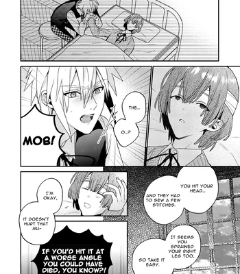 [niwaniwa (Oova Akiru)] Tensei Mob wa BL-gee no Sekai de Hamerare Kouryakusaremashita!? 3 | Sex with the Love Interest! But I’m an NPC! 3 [Eng] — 024