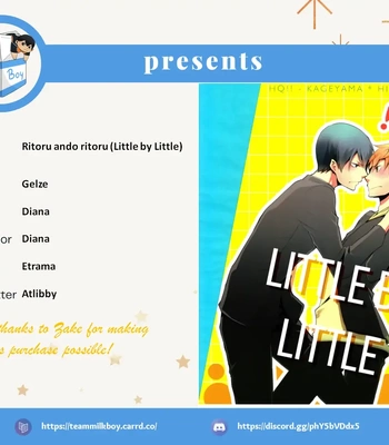 [Gelze] Little by Little – Haikyuu!! dj [Eng]