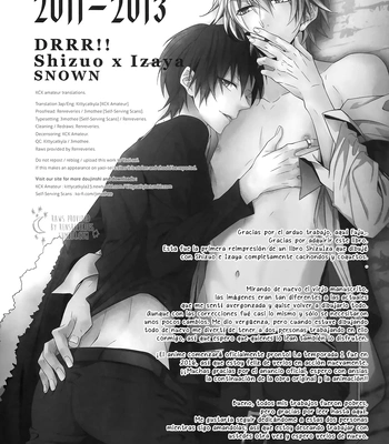 [SNOWN] Tavern Secret Sex – Durarara!! dj [Spa] — 057