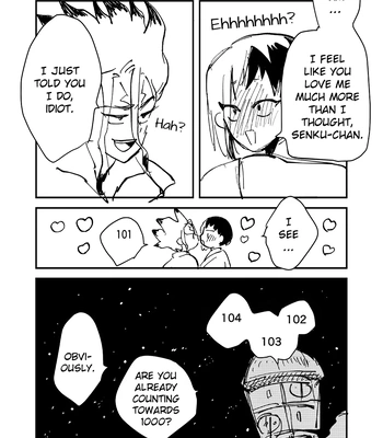 [Katasumi monooki/ Amayuki] SenGen no 100kai kiss suru toko mitai Hon – Dr. Stone dj [Eng] — 032