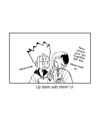 [Katasumi monooki/ Amayuki] SenGen no 100kai kiss suru toko mitai Hon – Dr. Stone dj [Eng] — 036